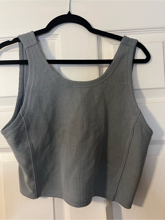lululemon athletica Tops - #115 NWT Lululemon Ribbed Softstreme Cropped Tank Nomad Size 12 Athleisure